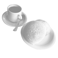 coca de patata con chocolate